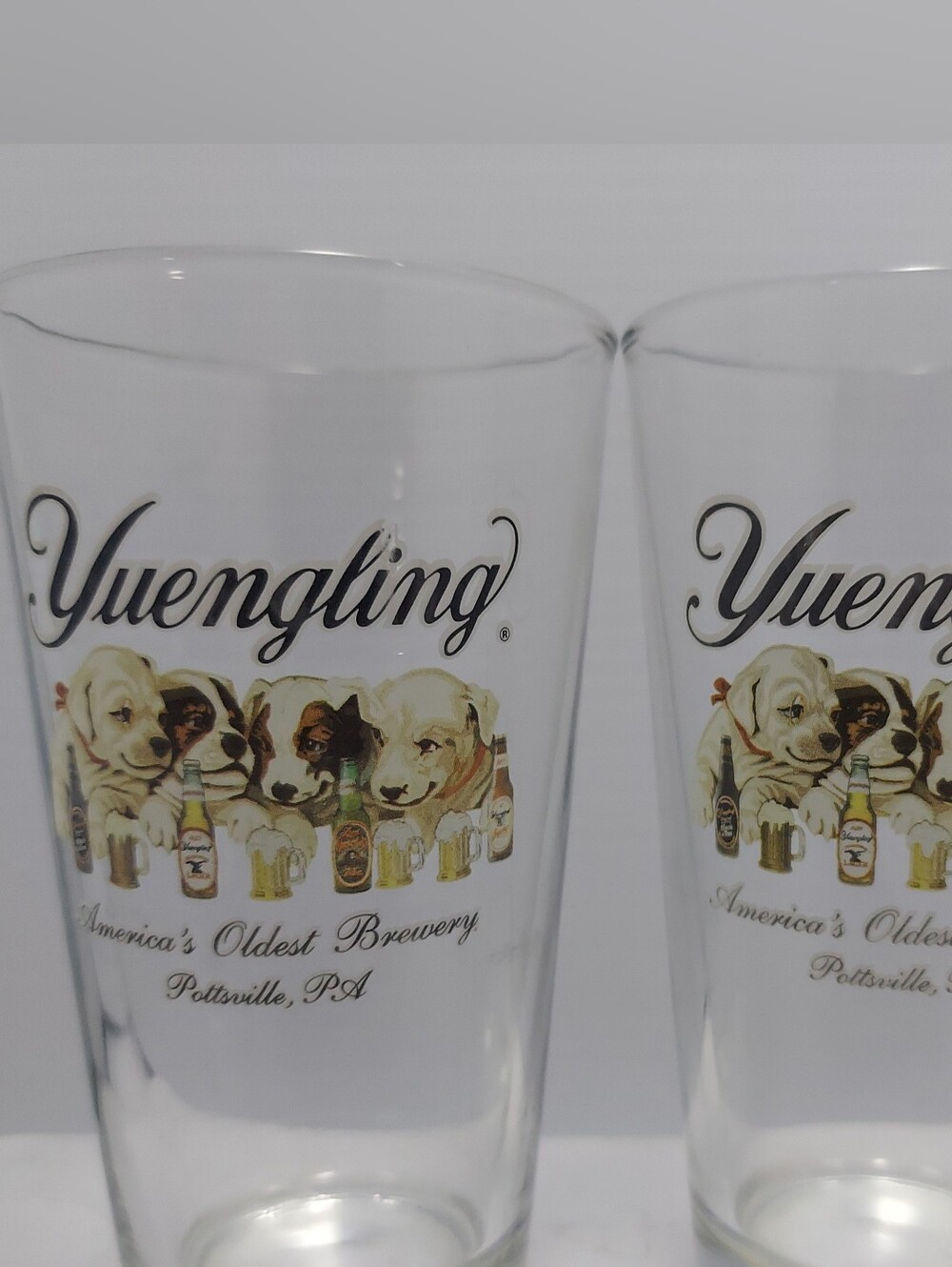 Yuengling Clear Pint Glass with Dog Artwork - Clear - Picture 2 of 14